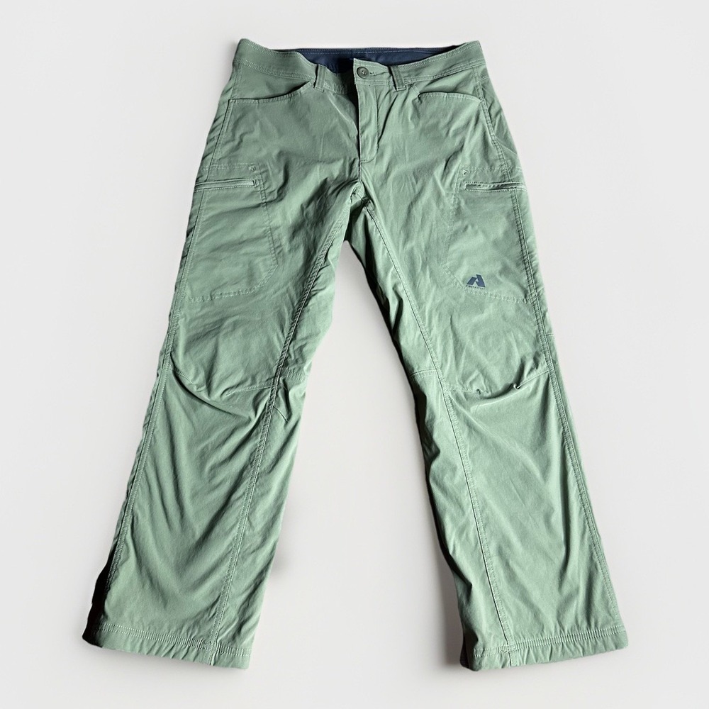 Eddie Bauer First Ascent Guide Pro Fleece Lined Pants Mens 34x30 Green Hiking